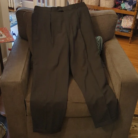 Vintage Hugo Boss gray two piece suit size 42R - Picture 8 of 11